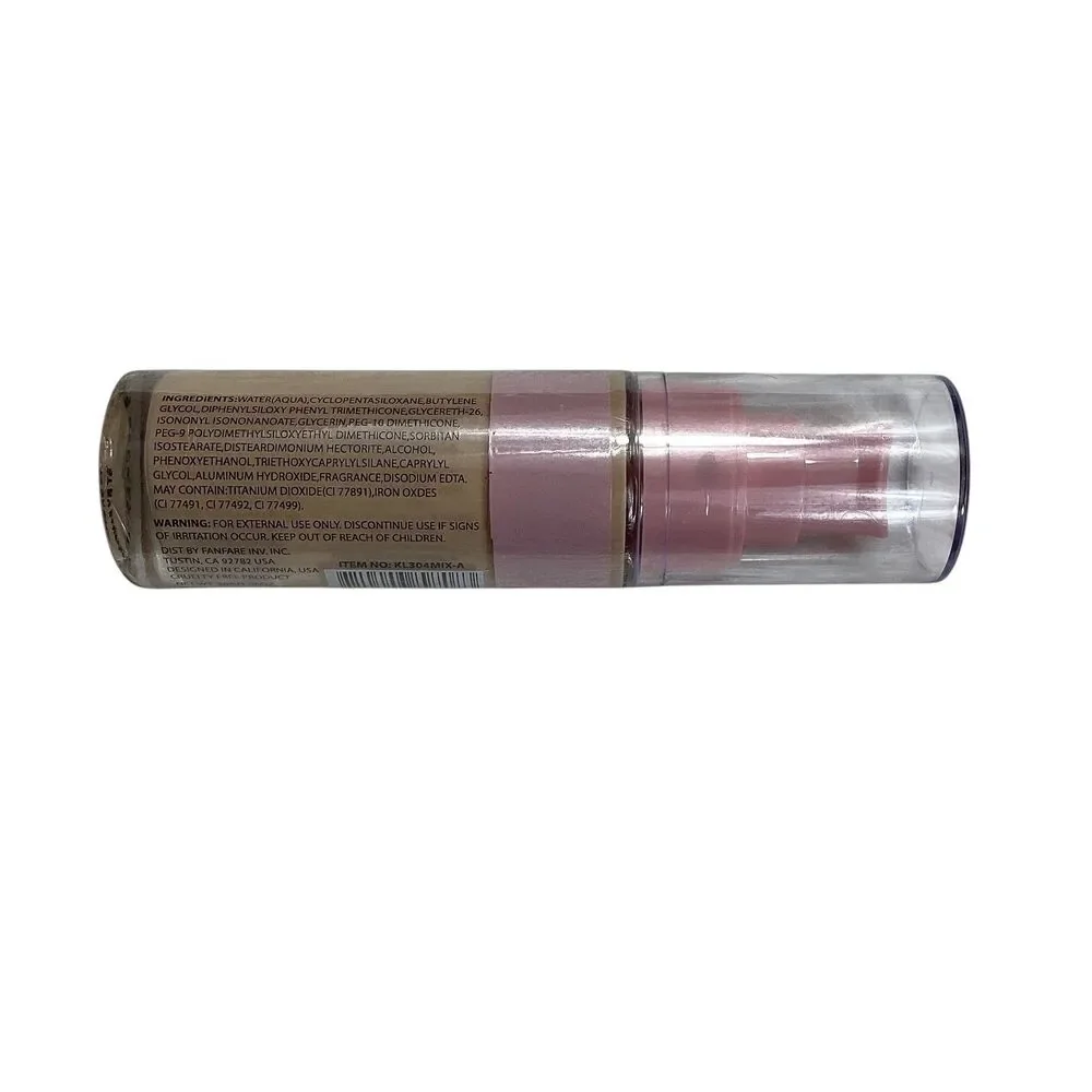 Amuse Faultless Full Coverage Foundation Liquid Makeup 30g KL304A-3 Brand New